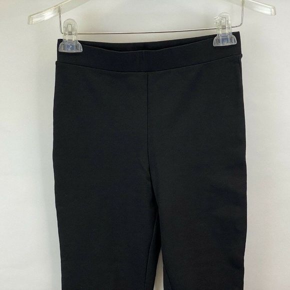 Zara Black High Rise Leggings womens sz S cropped - Picture 2 of 5